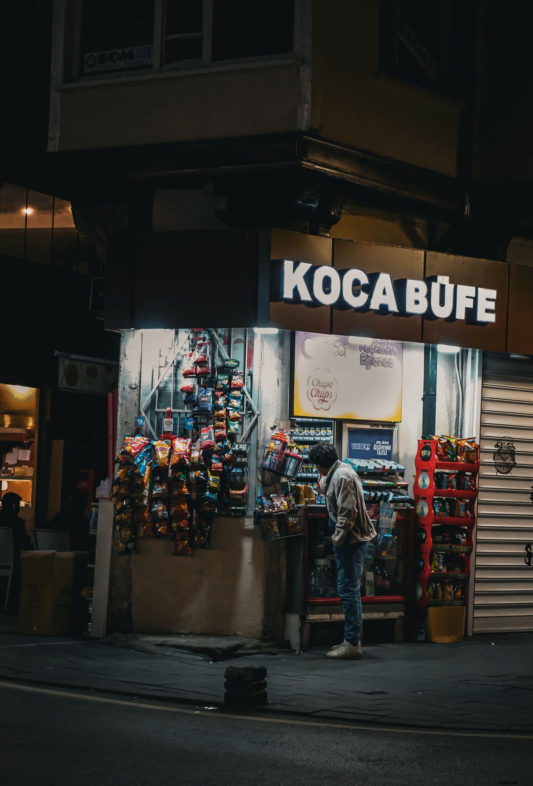 Koca Büfe Işıklı Kutu Harf Tabela